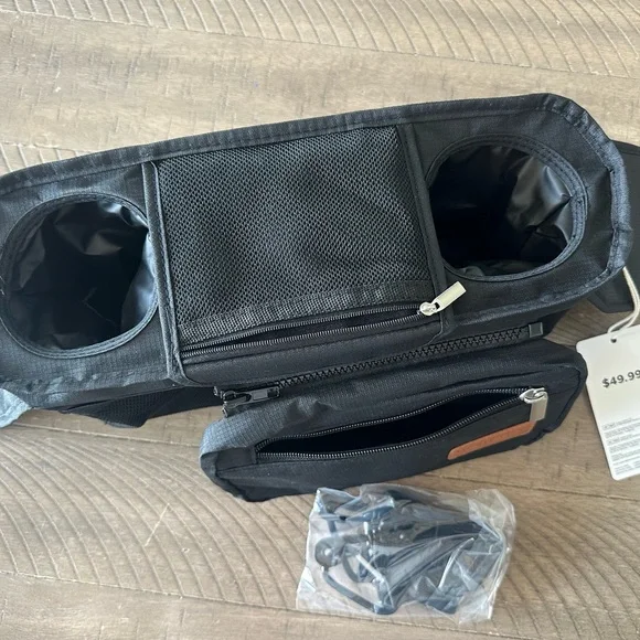 NEW Momcozy Universal Stroller Organizer Caddy with Insulated Cup Holders - Picture 5 of 11